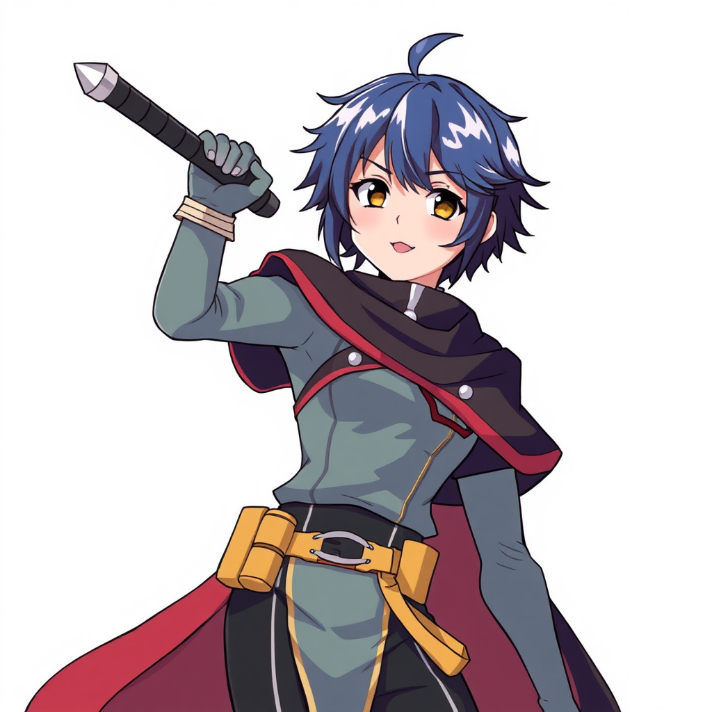 Anime Hero Illustration